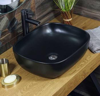 Раковина MELANA MLN-A419-СВК-М черная матовая 